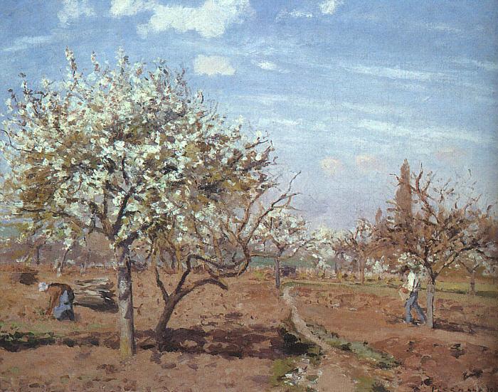 Camille Pissaro Orchard in Bloom at Louveciennes China oil painting art